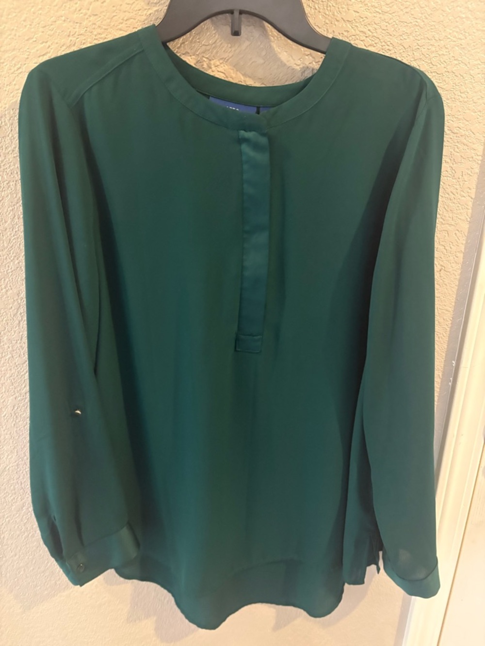 Apt. 9 Firest Green Blouse XL